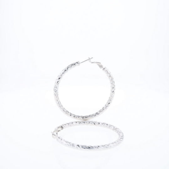 Diamond Cut Hoops
