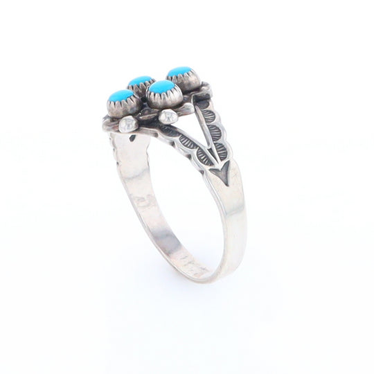 Native Four Stone Turquoise Ring