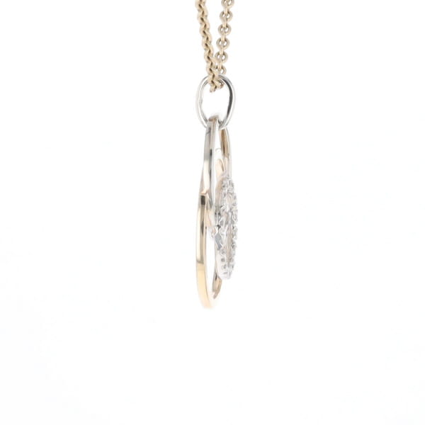 Two-Tone Interlocking Pendant