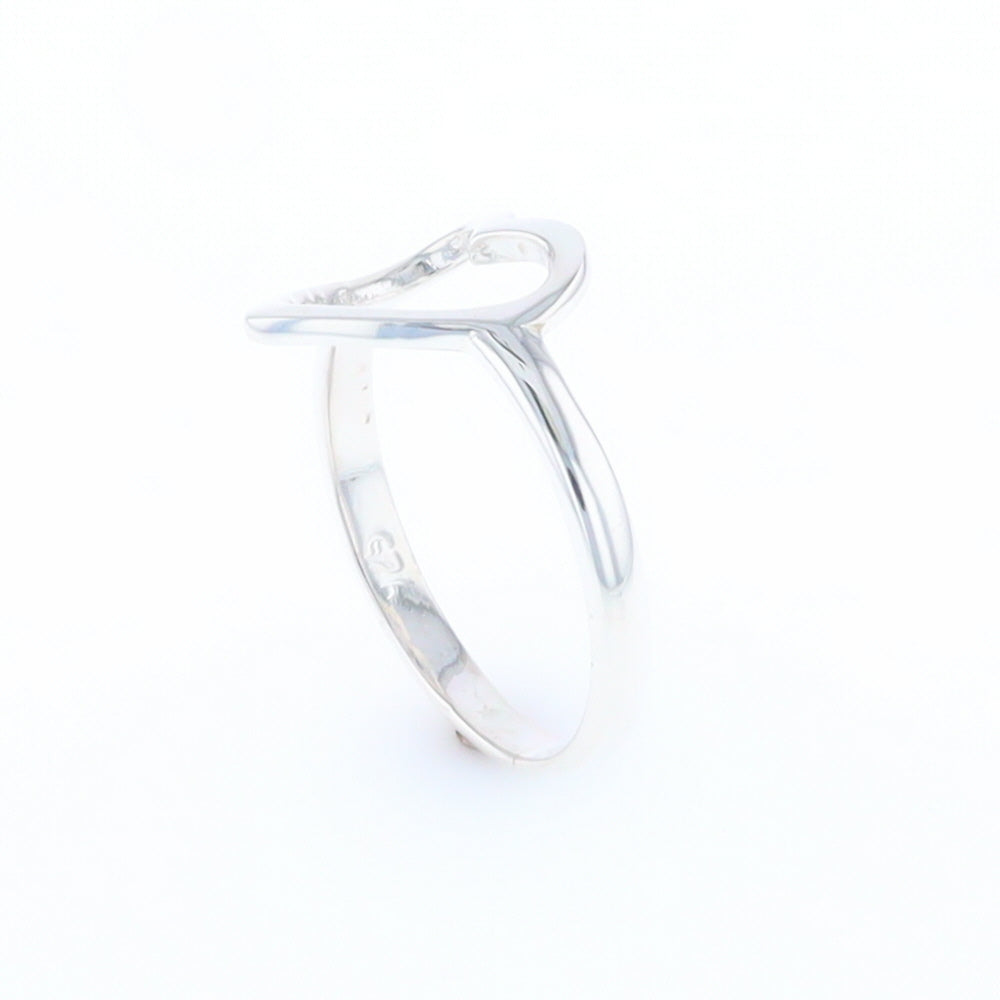 Sterling Silver Open Heart Ring