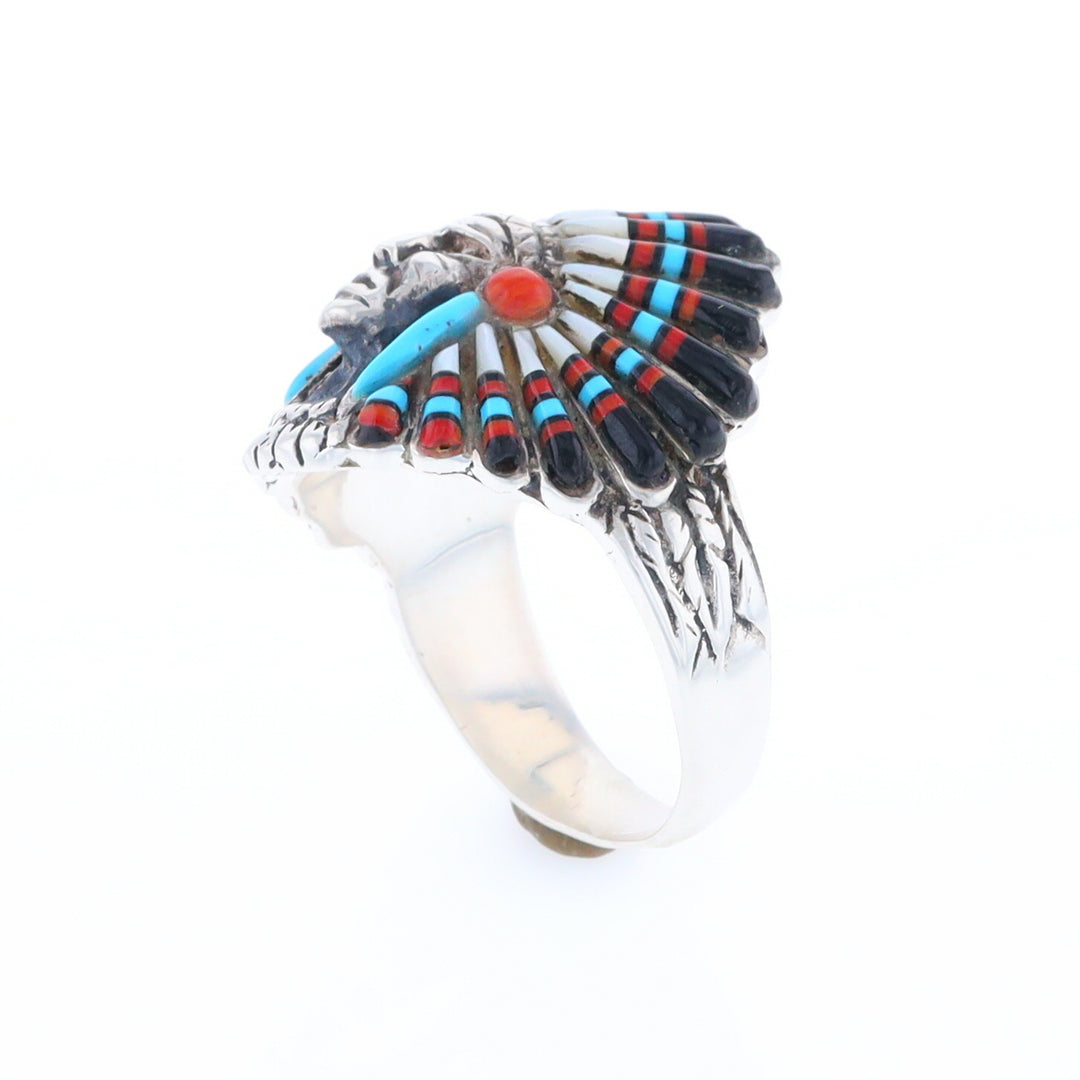 Native American Head Dress Ring