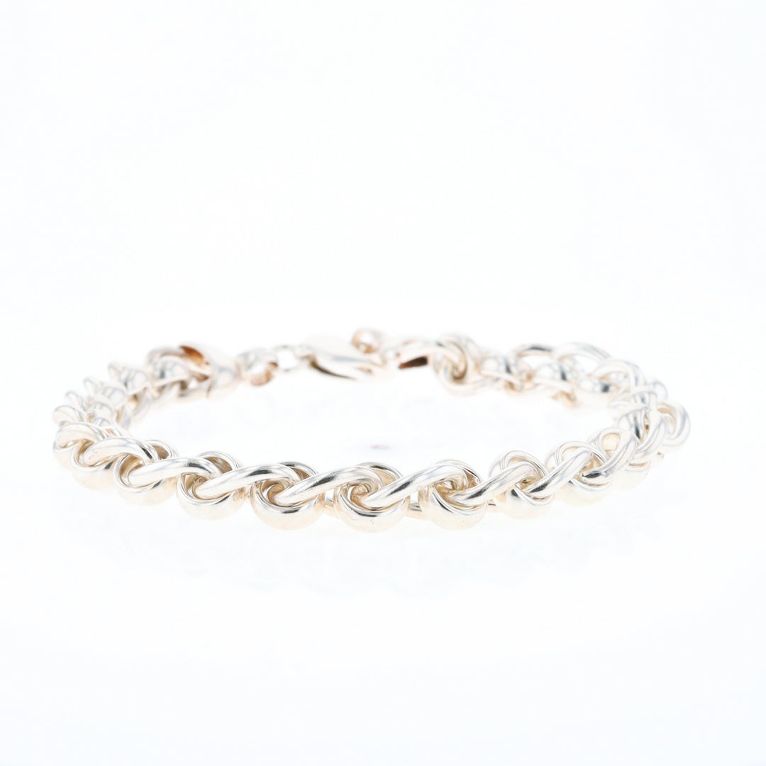 Sterling Silver Round Link Bracelet