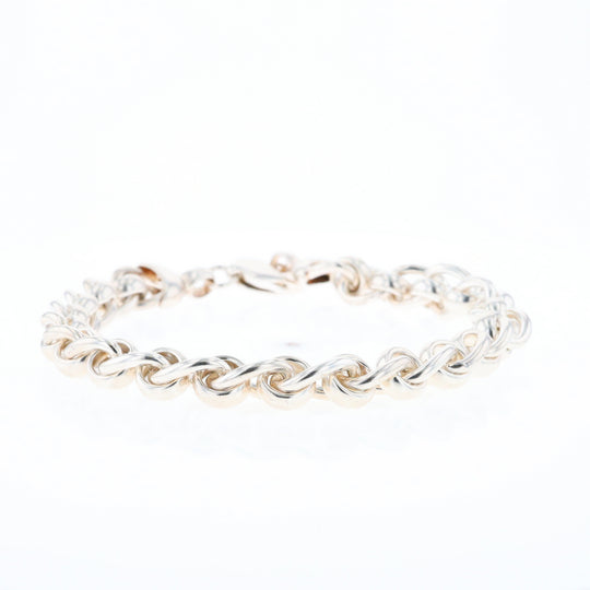 Sterling Silver Round Link Bracelet