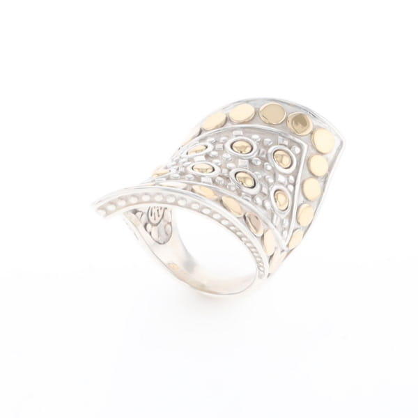 John Hardy Two-Tone Curved Ring