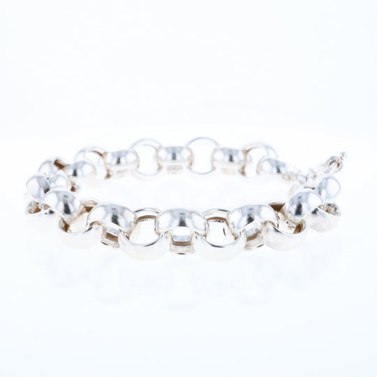 Silver Rolo Link Bracelet