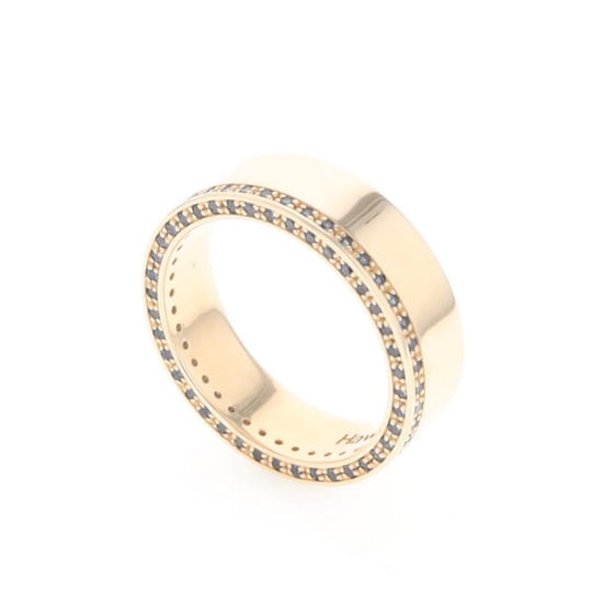 Men's Blue Sapphire Wedding Band Contemporary Design