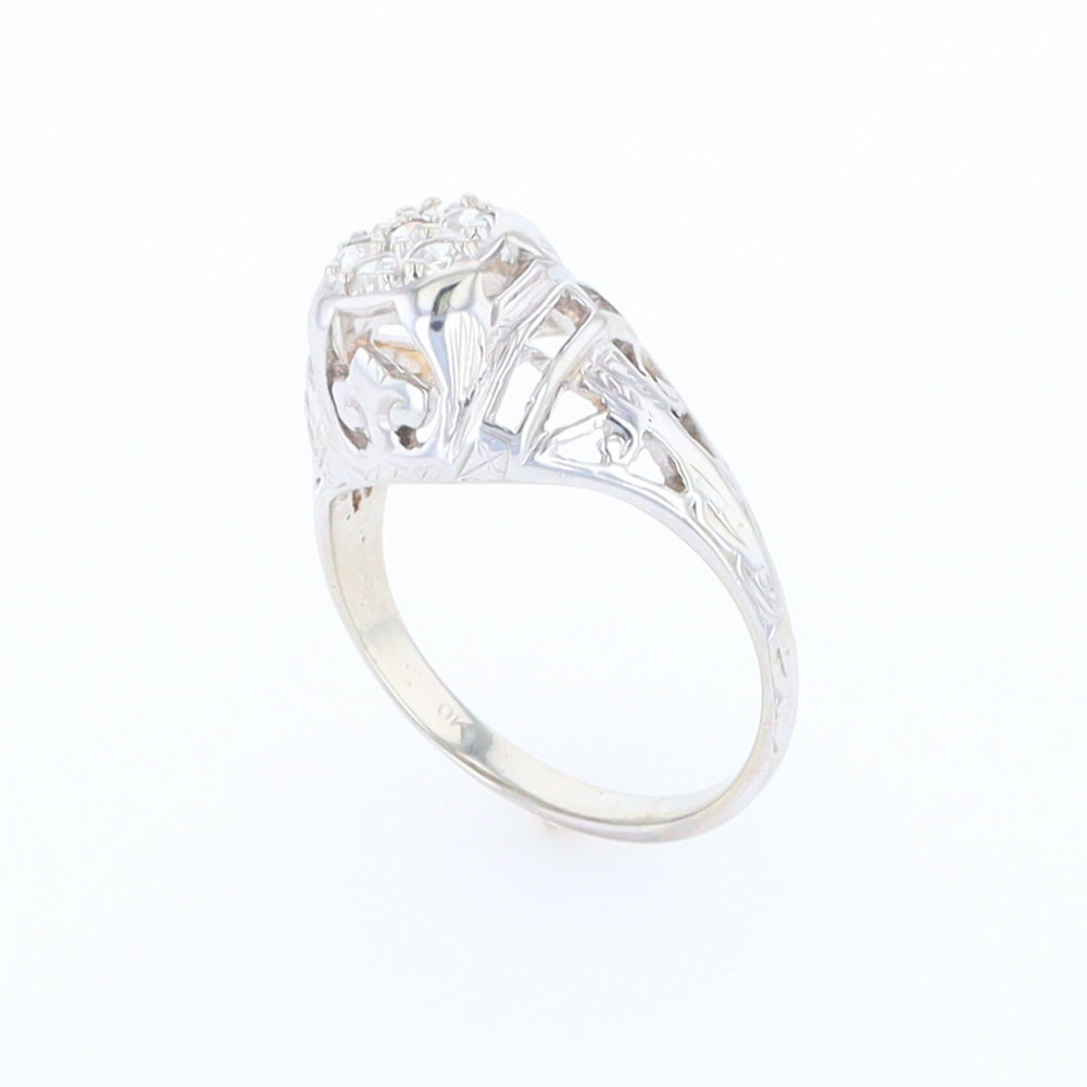 Vintage Cluster Diamond Ring