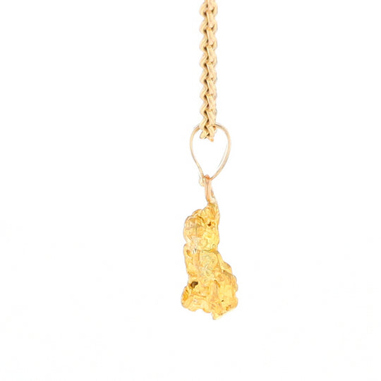 Natural Gold Nugget Pendant