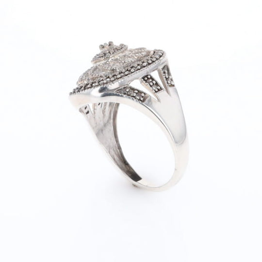 Open Work Filigree Design Ring