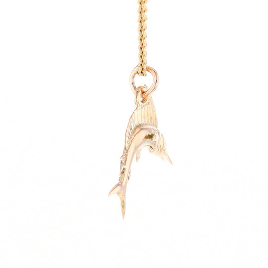 Gold Sailfish Pendant