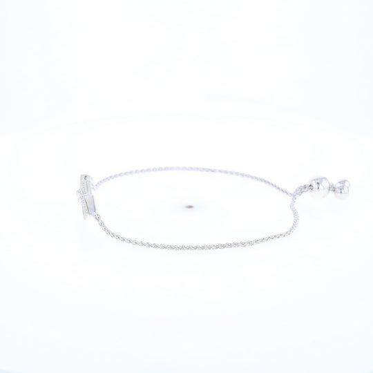 Bypass Diamond Bolo Bracelet