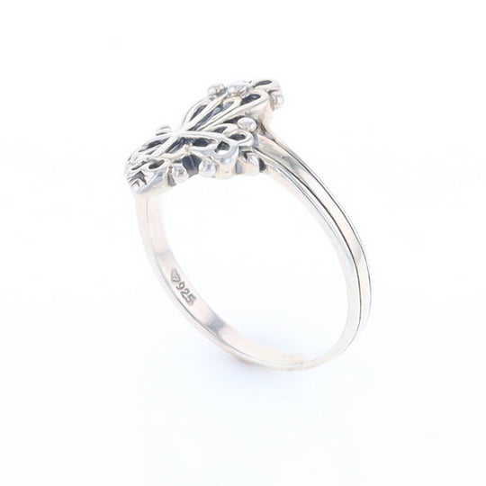 Openwork Cross Ring