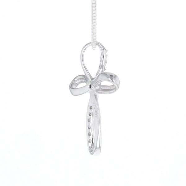 Open Loop Cross Necklace