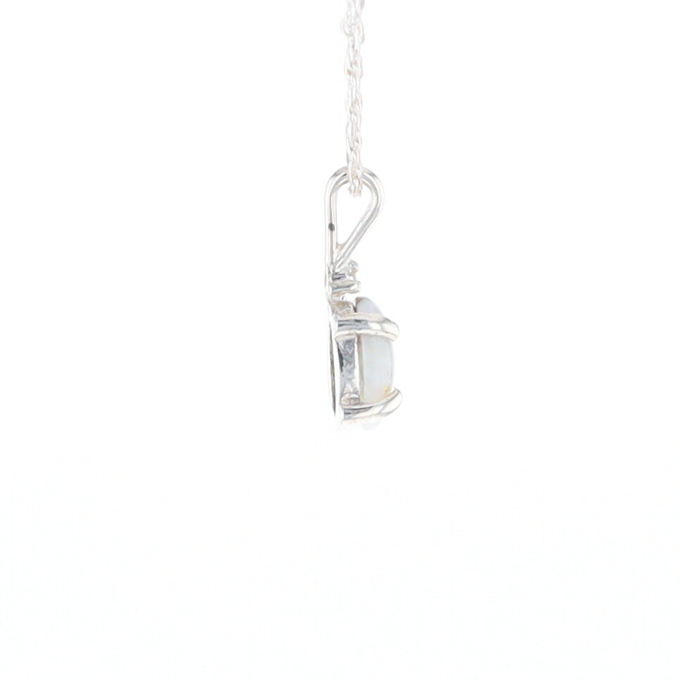 Gold Quartz Cabochon Necklace