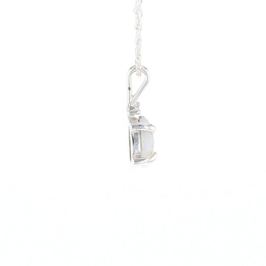 Gold Quartz Cabochon Necklace