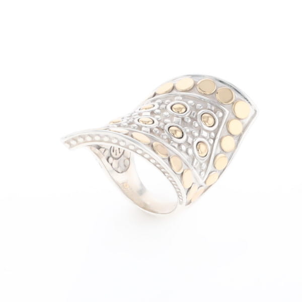John Hardy Two-Tone Curved Ring