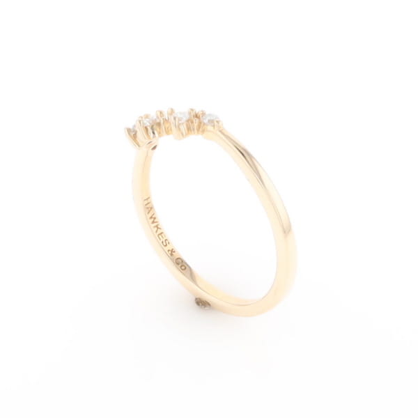 Yellow Gold Shadow Band