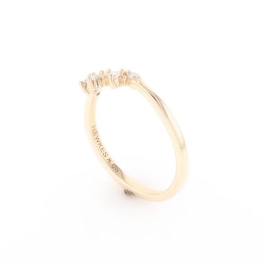 Yellow Gold Shadow Band