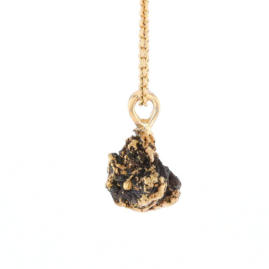 Natural Gold Nugget Pendant