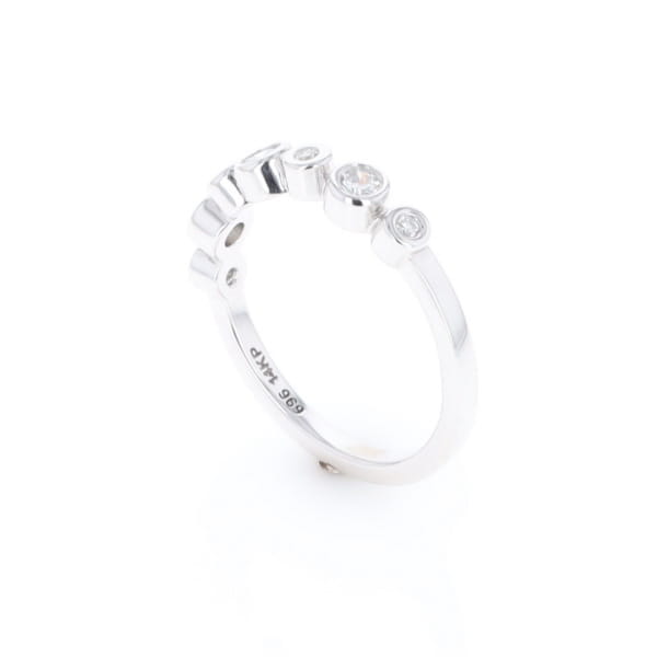7-Stone Bezel Set Diamond ring
