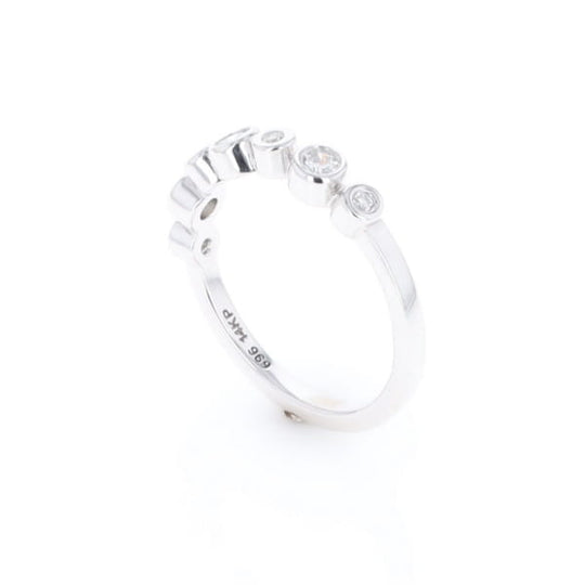 7-Stone Bezel Set Diamond ring