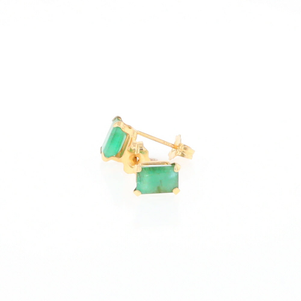 Emerald Stud Earrings