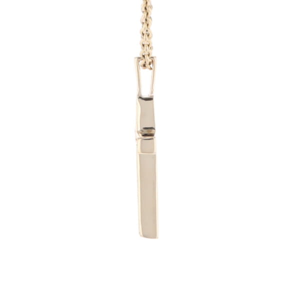 Three Section Gold Quartz Cross - G2