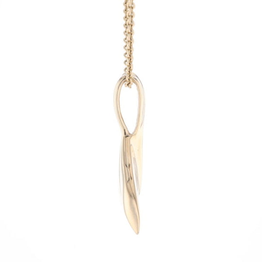Whale Tail Necklaces Natural Gold Quartz and Nuggets Inlaid Pendant