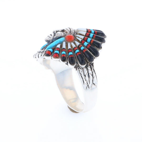 Native American Head Dress Ring