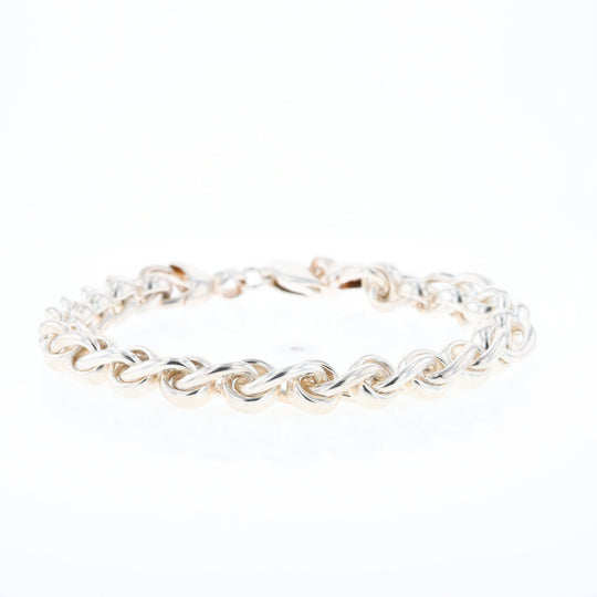 Sterling Silver Round Link Bracelet