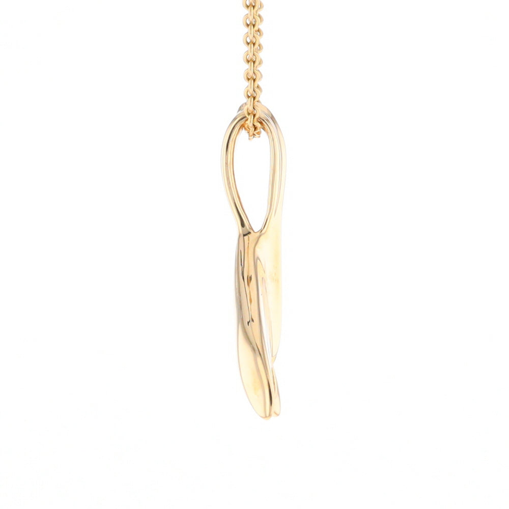 Whale Tail Necklaces Natural Gold Quartz and Nuggets Inlaid Pendant