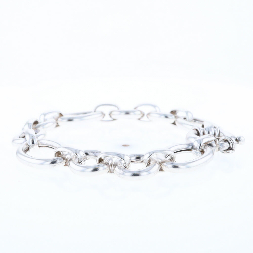 Sterling Silver Open Cable Link Bracelet