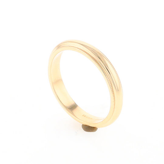 Milgrain Standard Fit Wedding Band