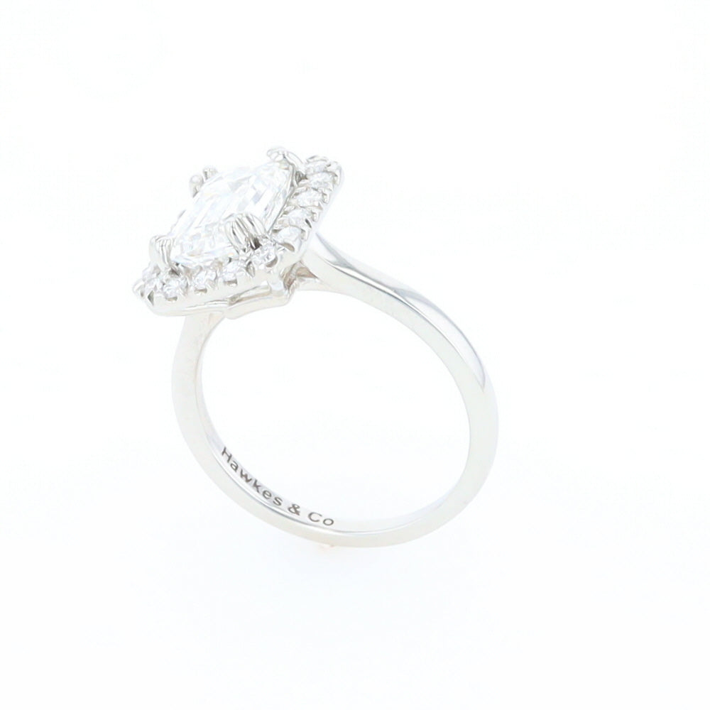 Emerald Cut Diamond Engagement Ring