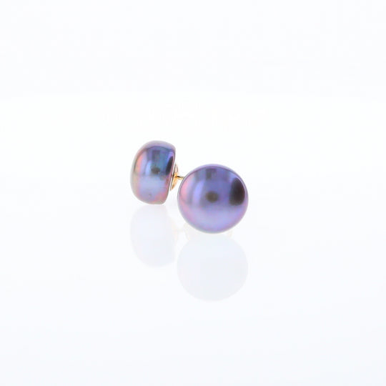 Tahitian Grey Pearl Studs