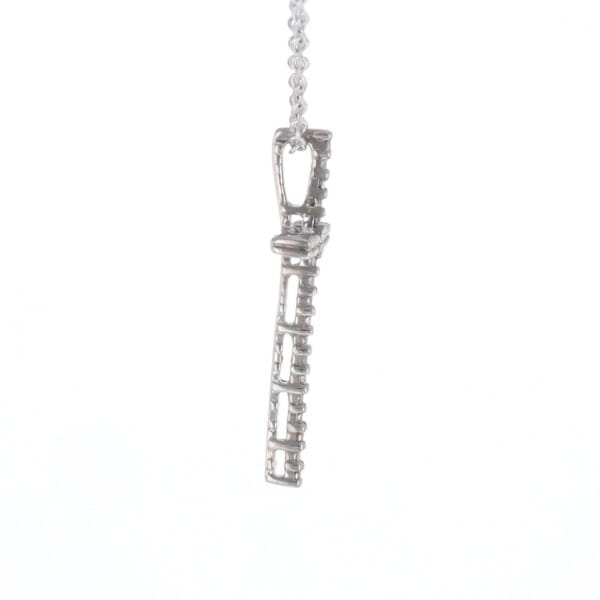 Thin Diamond Cross Necklace