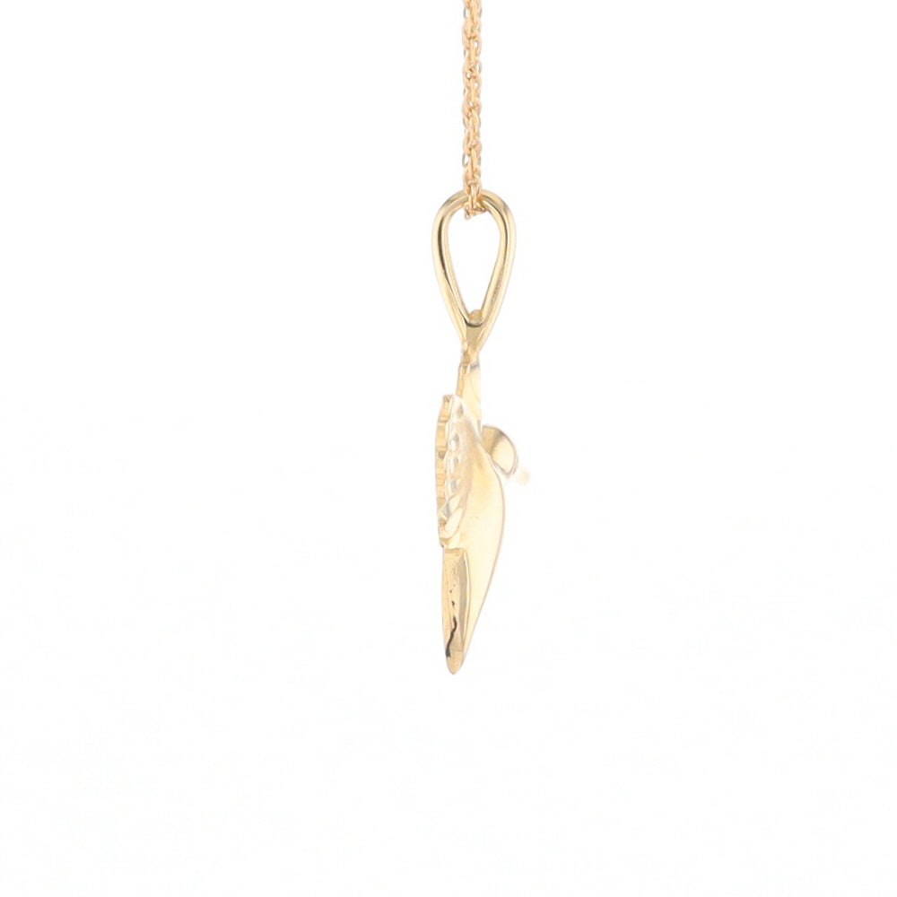 Gold Hummingbird Charm