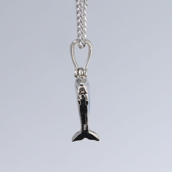 Opal Pendant Inlaid Sea Life Dolphin