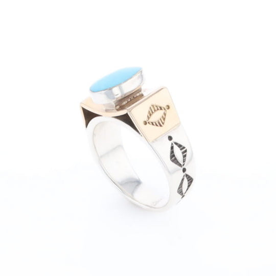 Bezel Set Turquoise Ring