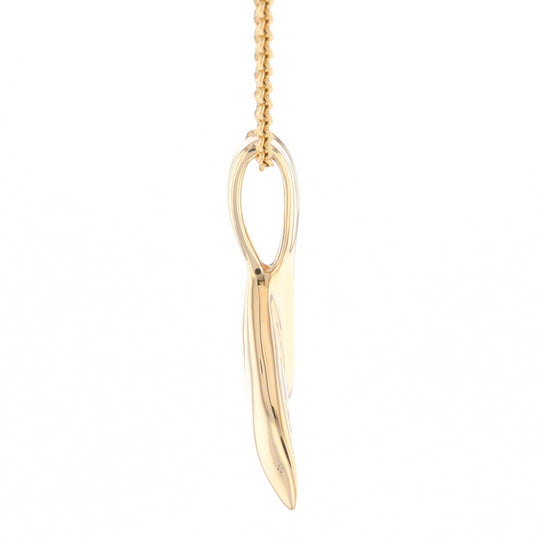 Whale Tail Necklaces Natural Gold Quartz Inlaid Sea Life Pendant