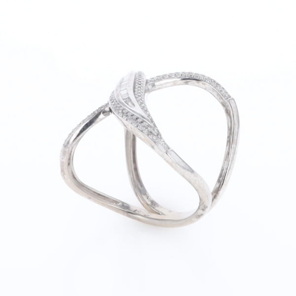 Dramatic Bypass Diamond Ring