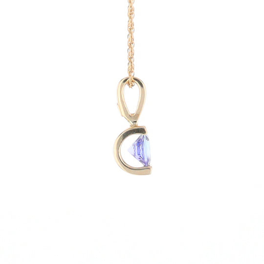 Solitaire Tanzanite Pendant