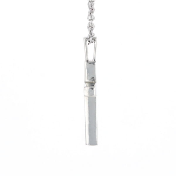 Sugilite 3 Section Inlaid Cross Pendant