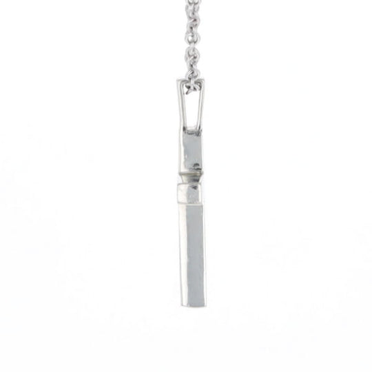 Sugilite 3 Section Inlaid Cross Pendant