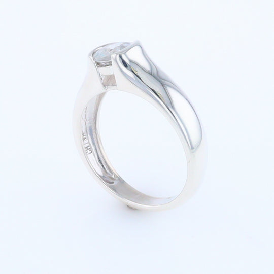 Cubic Zirconia Solitaire Ring