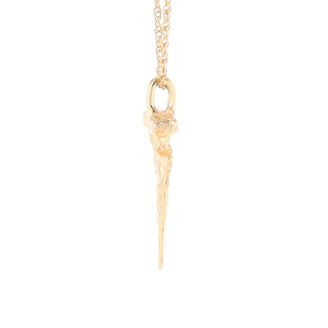 Gold Arrowhead Pendant