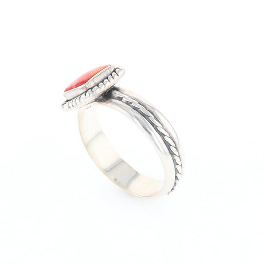 Braided Square Spiny Oyster Ring