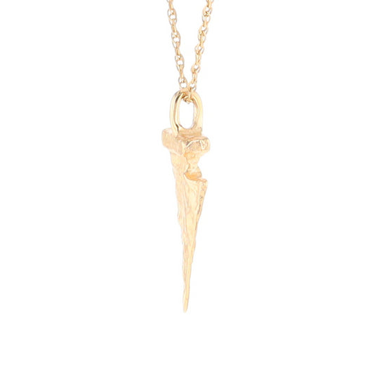 Gold Arrowhead Pendant