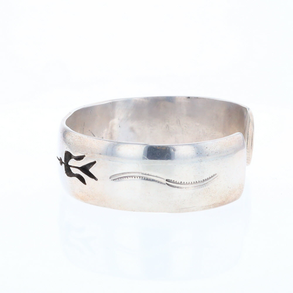 Native Silver Bird Cuff Bracelet