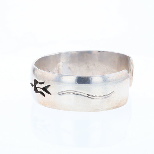 Native Silver Bird Cuff Bracelet